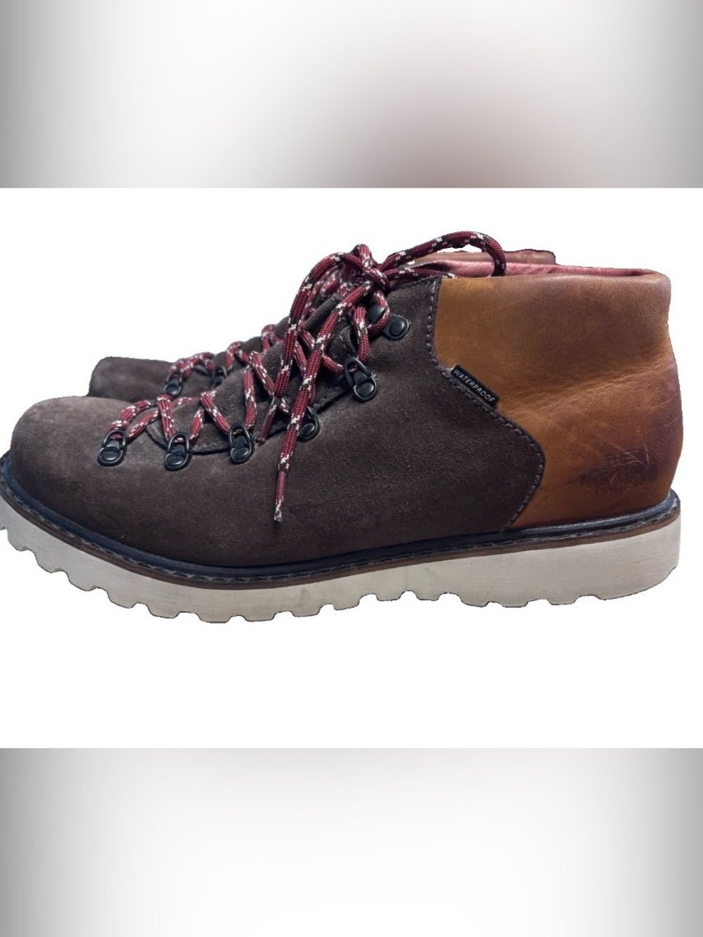 The North Face Ballard Two Tone Brown Hiking / Winter Boots Size 13 Waterproof
